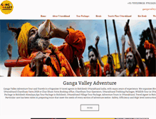 Tablet Screenshot of gangavalleyadventure.com